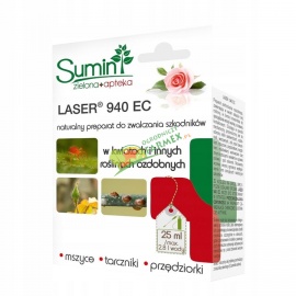 LASER 940EC / 25ML ZWALCZA SZKODNIKI KWIATÓW I INNYCH ROŚLIN OZDOBNYCH / PRZECENA