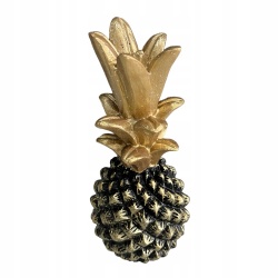 ANANAS CERAMICZNY BIAŁO-CZARNY 10,5X10,5X25,5CM