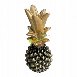 ANANAS CERAMICZNY BIAŁO-CZARNY 10,5X10,5X25,5CM