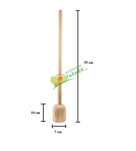 UBIJAK DO KAPUSTY DREWNIANY ŚREDNI 7X7X55CM