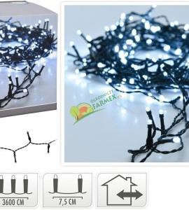 LAMPKI / OŚWIETLENIE / ŁAŃCUCH LEDOWY / 480LED / BIAŁY ZIMNY/ ZEWNĘTRZNY I WEWNĘTRZNY ^