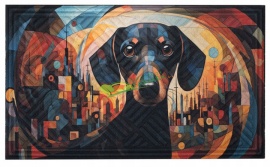 WYCIERACZKA 45X75CM / LIMA DACHSHUND