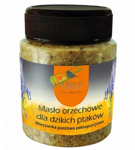 KARMA DLA PTAKÓW / MASŁO ORZECHOWE W S,LOIKU / 340G