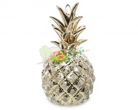 ANANAS DEKORACJA ZŁOTY 16CM