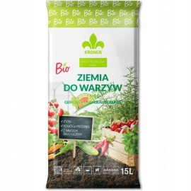 PODŁOŻE DO ZIÓŁ I WARZYW / 15L BIO