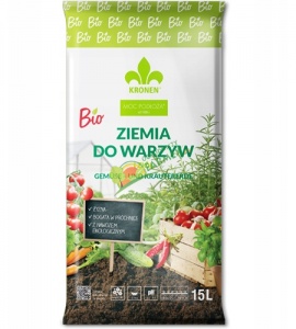 PODŁOŻE DO ZIÓŁ I WARZYW / 15L BIO