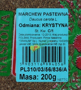 MARCHEW PASTEWNA  KRYS/ 100G / CZERWONA