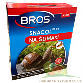 ŚLIMAKI GRANULAT  / 3KG / SNACOL 05 GB / promocja